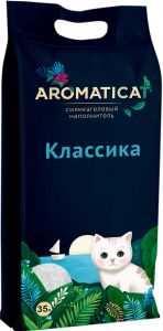 Силикагелевый наполнитель "Aromaticat" 35 л Классика ― ZooPride - интернет-магазин кормов для животных Гатчинского комбикормового завода