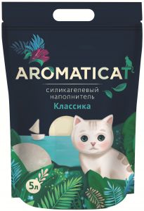 Силикагелевый наполнитель "Aromaticat" 5 л Классика ― ZooPride - интернет-магазин кормов для животных Гатчинского комбикормового завода