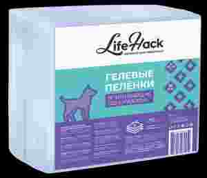 Гигиенические впитывающие гелевые пеленки для животных (60*60 см) 30шт LifeHack  ― ZooPride - интернет-магазин кормов для животных Гатчинского комбикормового завода